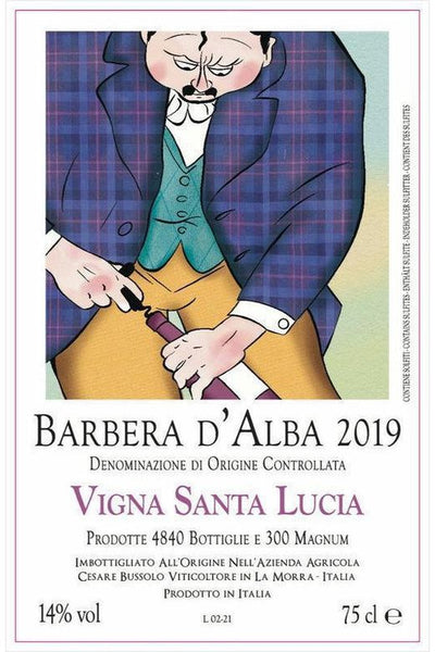 2021 Barbera d'Alba Vigna Santa Lucia DOC - Bottles & Barrels 