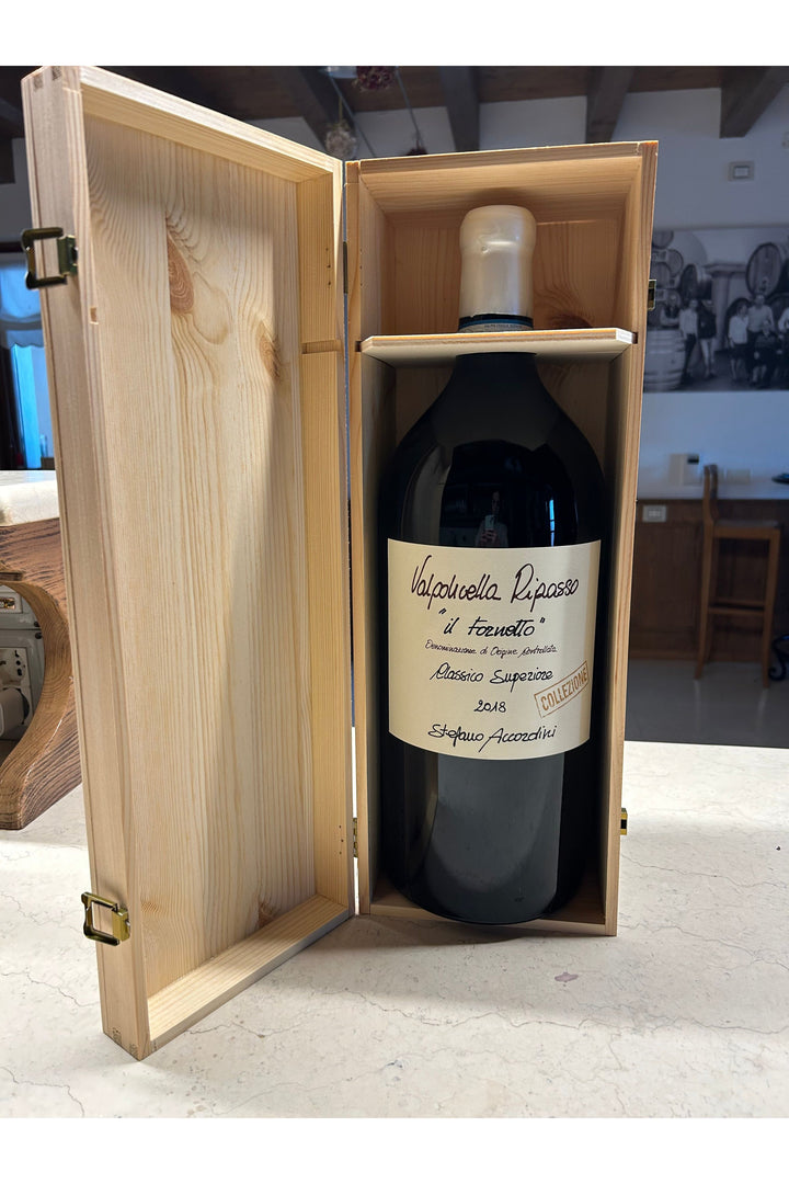 2018 Ripasso Il Fornetto Jeroboam in Wooden Box - Bottles & Barrels 